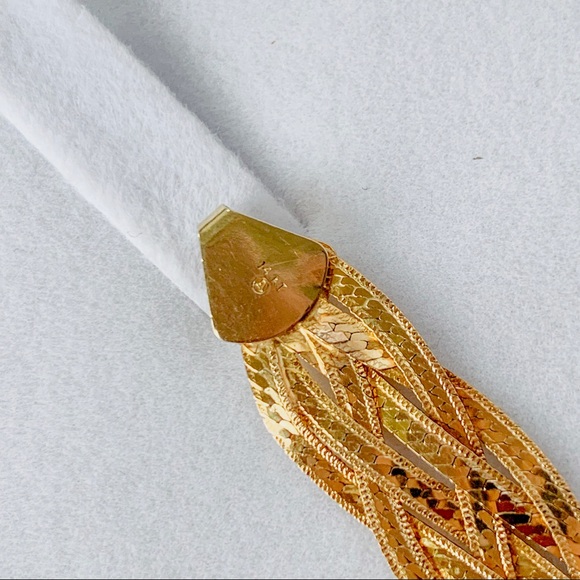 14k Solid Gold Vintage Style Braided Bracelet - Picture 3 of 3